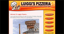 Desktop Screenshot of luiggispizzeria.com